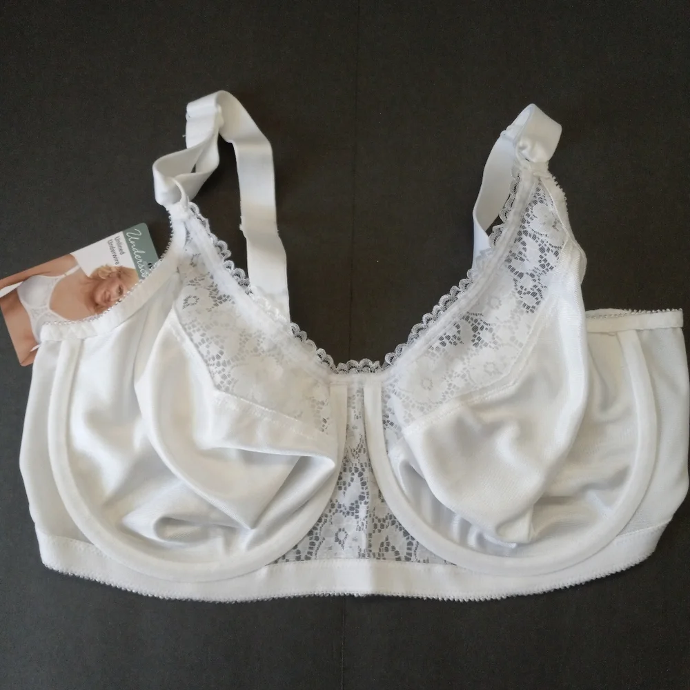 Underscore Unlined Underwire Lace Trim Bra
